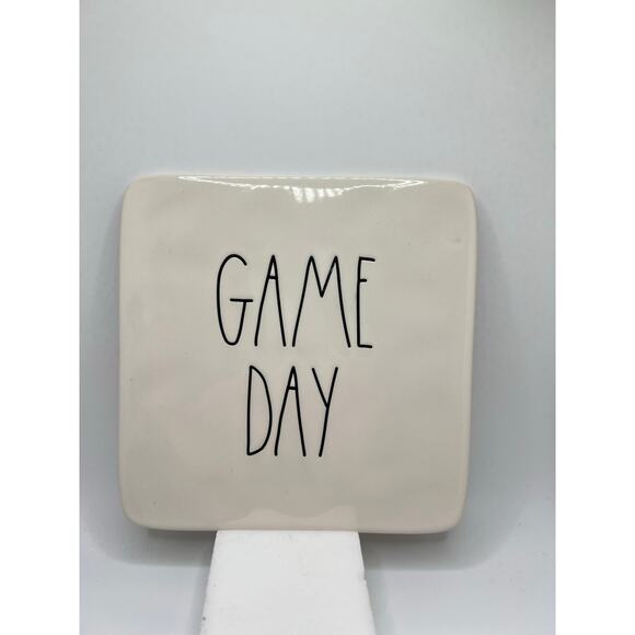 Rae Dunn GAME DAY Plate & Knife Set - Picture 4 of 4